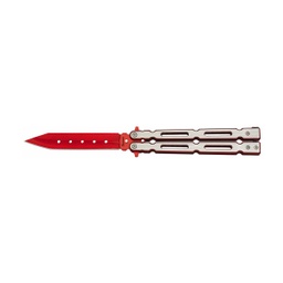 [02161] NAVAJA ALBAINOX MARIPOSA 9.7CM ROJA