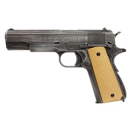 [AW-NE2001] PISTOLA AW CUSTOM 1911 AABE FULL METAL NEGRA-TAN
