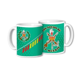 [39309] TAZA CERAMICA LEGION ESPAÑOLA VERDE