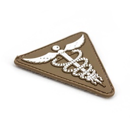 [16830819] PARCHE PVC MEDICAL C/VELCRO TRIANGULO COYOTE