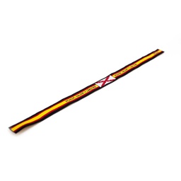 [111631] PULSERA CINTA BANDERA ESPAÑA BORGOÑA NEGRA