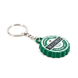 [225731] LLAVERO CHAPA CERVEZA ABREBOTELLAS MADRID VERDE