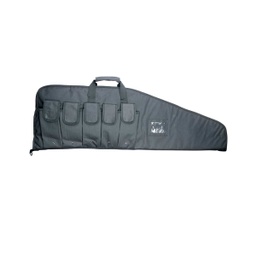 [17562A] FUNDA FUSIL ASG CON BOLSILLOS 105 X 32 NEGRA