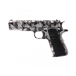[AW-NE2101] PISTOLA AW CUSTOM 1911 NE2101CALAVERAS FULL METAL NEGRA-BLANCA