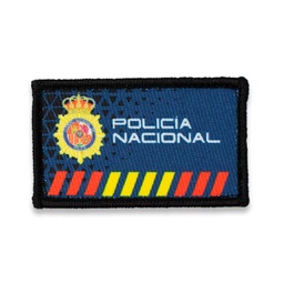[08271] PARCHE BARBARIC 4.2 X 7 CM POLICIA NACIONAL