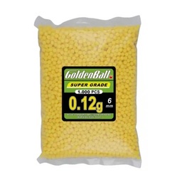 [35058-YL] BOLAS GOLDENBALL BOLSA 0.12G 1000RDS AMARILLO