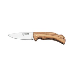 [325-L] NAVAJA CUDEMAN CAZA MADERA MADERA OLIVO