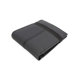 [PV4016] CARTERA PIEL CINTA ELASTICA NEGRA