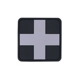 [V4441207390] PARCHE PVC MEDICO NEGRO-GRIS