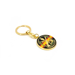 [DB-2202] LLAVERO LEGIONARIOS A LUCHAR  REDONDO NEGRO