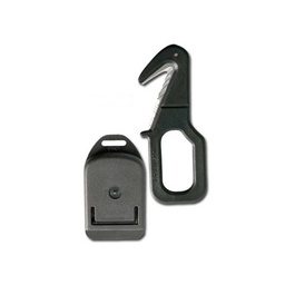 [163800] CUCHILLO SKINER TACTICO FUNDA PVC NEGRO