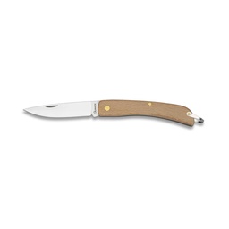 [01305] NAVAJA ALBAINOX MADERA INOX. 6.5CM MARRON