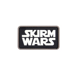 [V4441305104] PARCHE PVC 3D SKIRM WARS NEGRO-BLANCO