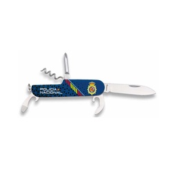 [11141] NAVAJA ALBAINOX MULTIUSOS POLICIA NACIONAL AZUL