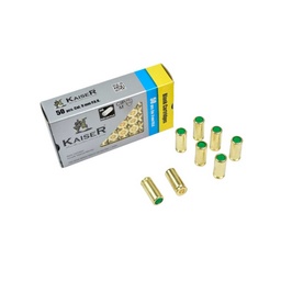 [KA9] BALAS DETONADORAS FOGUEO KAISER 9MM 50PCS DORADA