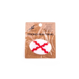 [DB-1517] PEGATINA BORGOÑA ABULTADA GRD. 1PCS REDONDA