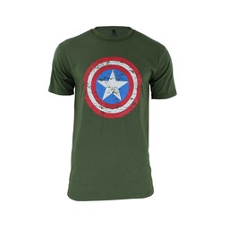 CAMISETA IMMORTAL ESCUDO CAPITAN AMERICA VERDE