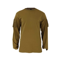 CAMISETA IMMORTAL TACTICA M/LARGA COYOTE