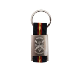 [DB-2263] LLAVERO BRIPAC METALICO CENTRO BANDERA ESPAÑA MARINO