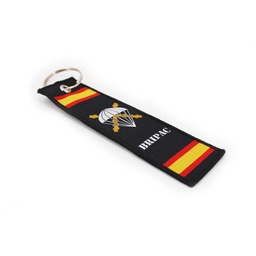 [DB-2585] LLAVERO CINTA RECTANGULAR BRIPAC NEGRO
