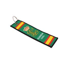 [DB-2589] LLAVERO CINTA RECTANGULAR GUARDIA CIVIL VERDE