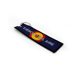 [DB-2586] LLAVERO CINTA RECTANGULAR EJERCITO DEL AIRE DIANA AZUL