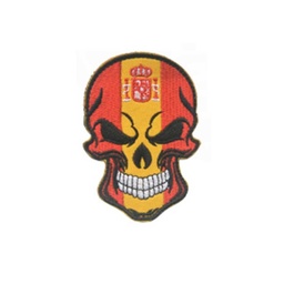 [CZ0892] PARCHE TELA CALAVERA CONSTITUCION ESPAÑA