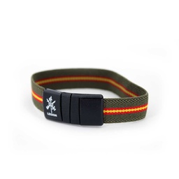 [2108532-LG] PULSERA ELASTICA LEGION CIERRE PVC VERDE
