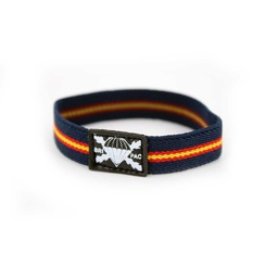 [2108543-BP] PULSERA ELASTICA ESPAÑA BRIPAC CENTRO NEGRO MARINO