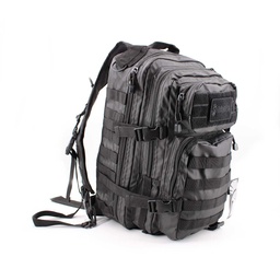 [IW39509-TBK] MOCHILA IMMORTAL BANDOLERA TACTICAL NYLON VELCROS NEGRA