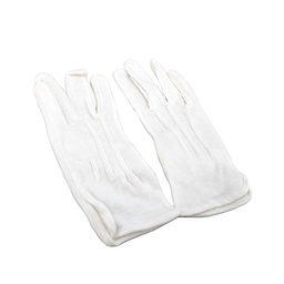 GUANTE MILITAR 3 VENAS ANTIDESLIZANTE BLANCO