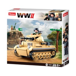 [SLB0029] TANQUE SLUBAN WWII PANZER 356 PCS TAN