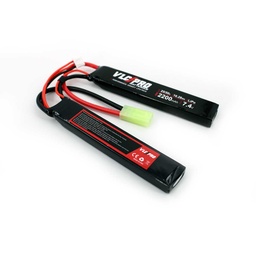 [VLC-1007] BATERIA VLC PRO LIPO 7.4V 2200MAH 25C/50C 2STICK NEGRA