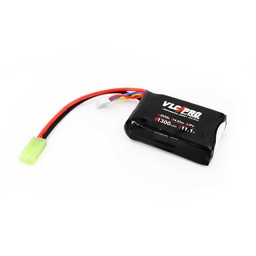 [VLC-1019] BATERIA VLC PRO LIPO 11.1V 1300MAH 25C/50C 1STICK PEQ. NEGRA