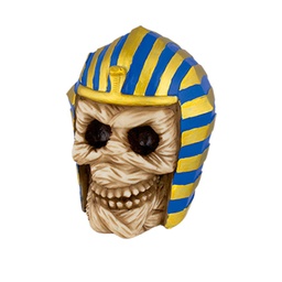 [39469] CABEZA RESINA CALAVERA EGIPCIA 16 CM