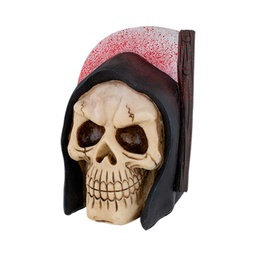 [39477] CABEZA RESINA CALAVERA MUERTE 16 CM