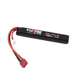 [VLC-1031] BATERIA VLC PRO LIPO 7.4V 1450MAH 25C/50C 1STICK T-DEAN NEGRA