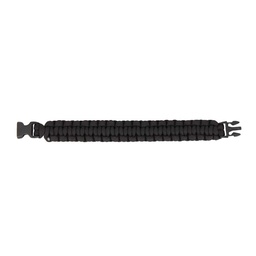 PULSERA PARACORD IMMORTAL 1.9CM NEGRA