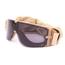 [CRS-350101-DE] GAFA CORSO REVENGE MK800 3 LENTES COYOTE