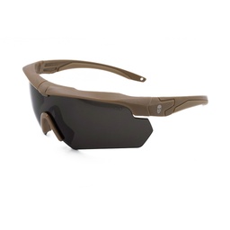 [CRS-350201-CO] GAFA CORSO REVENGE MK2 C/FUNDA 3 LENTES INTERCAMB. COYOTE