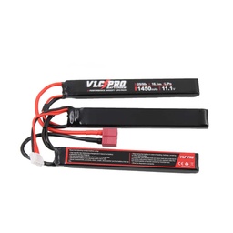 [VLC-1034] BATERIA VLC PRO LIPO 11.1V 1450MAH 25C/50C 3STICK T-DEAN NEGRA