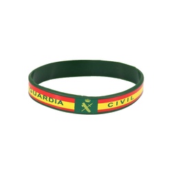 [110513] PULSERA GOMA GUARDIA CIVIL VERDE