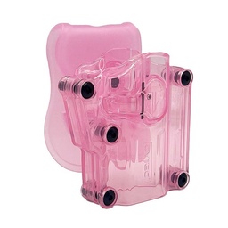 [CY-UHFSTPK06TPK] FUNDA PISTOLA RIGIDA CYTAC UNIVERSAL TRANSPARENTE ROSA
