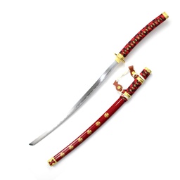 [BH-4019] KATANA 4019 ORN 109CM ACERO ROJA