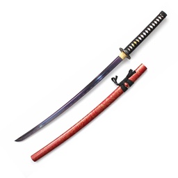[BH-4023] KATANA 4023 ORN 104CM ACERO NEGRA/ROJA