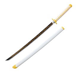 [BH-3062] KATANA MADERA 3062 DMSY 104CM BLANCA/AMARILLA