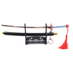 [BH-1173] KATANA MINI LLAVERO 1173 DMSY 22 CM NEGRA