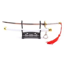 [BH-1179] KATANA MINI LLAVERO 1179 OPC 22 CM BLANCA