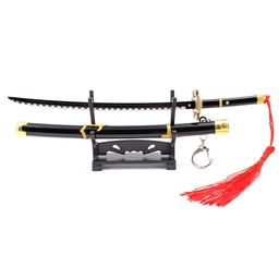 [BH-1180] KATANA MINI LLAVERO 1180 OPC 22 CM NEGRA