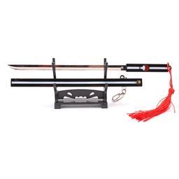 [BH-1183] KATANA MINI LLAVERO 1183 NRT 22 CM NEGRA